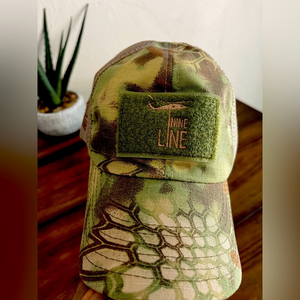 Nine Line Apparel Hex Camo patch hat- never been worn